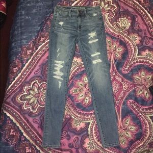 American Eagle Ripped Jean Jeggings